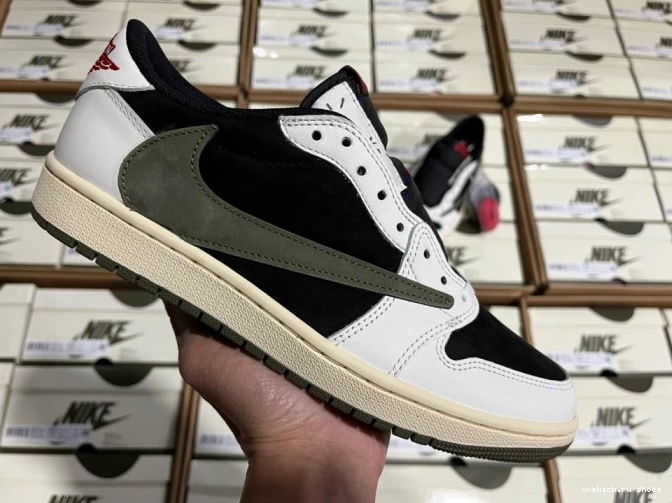 Cheap Jordan Air OG x Retro DZ4137-106 Travis Air Jordan Olive 1 Low Scott 0630